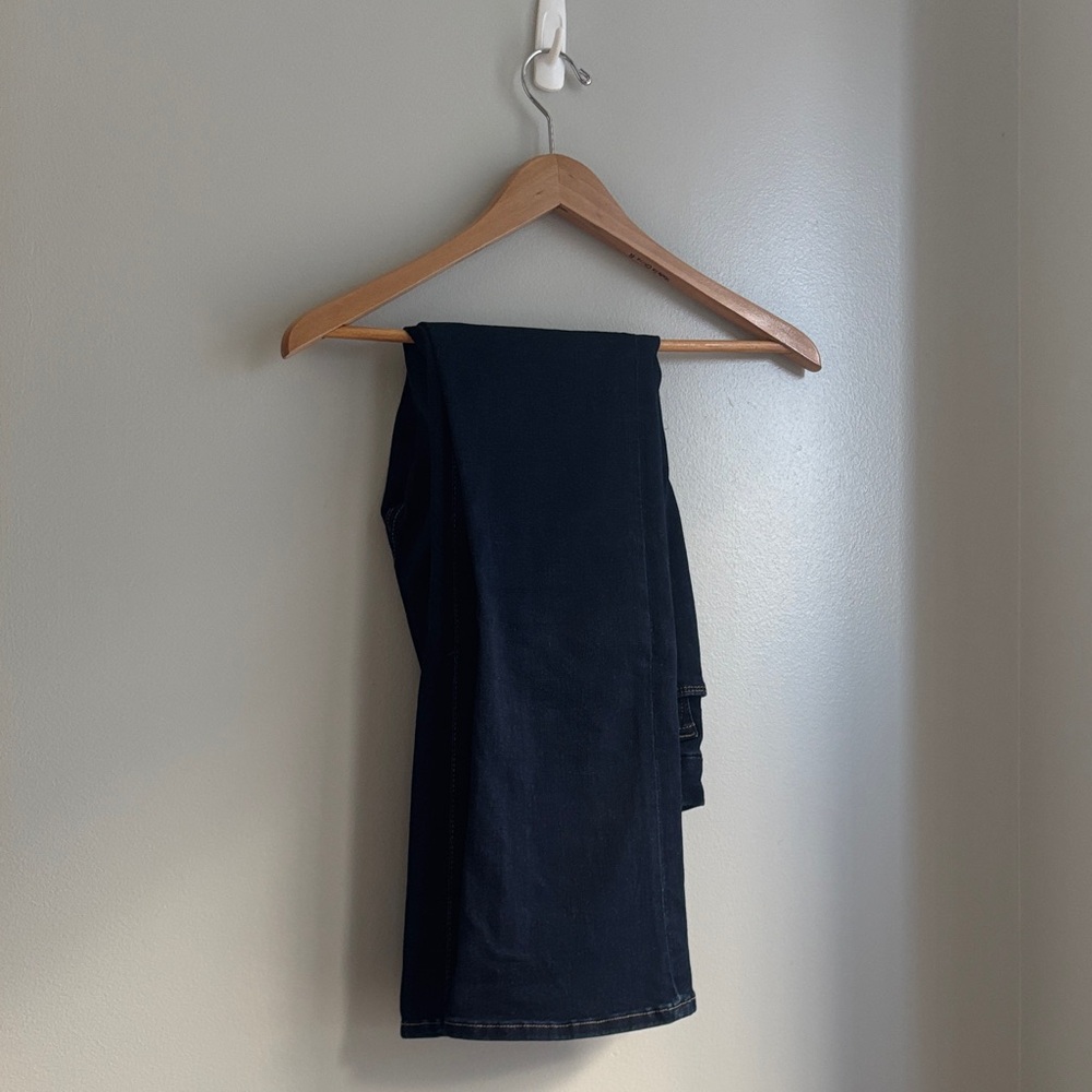 “Le Crop Mini Boot” Frame Denim Midnight Blue Jeans